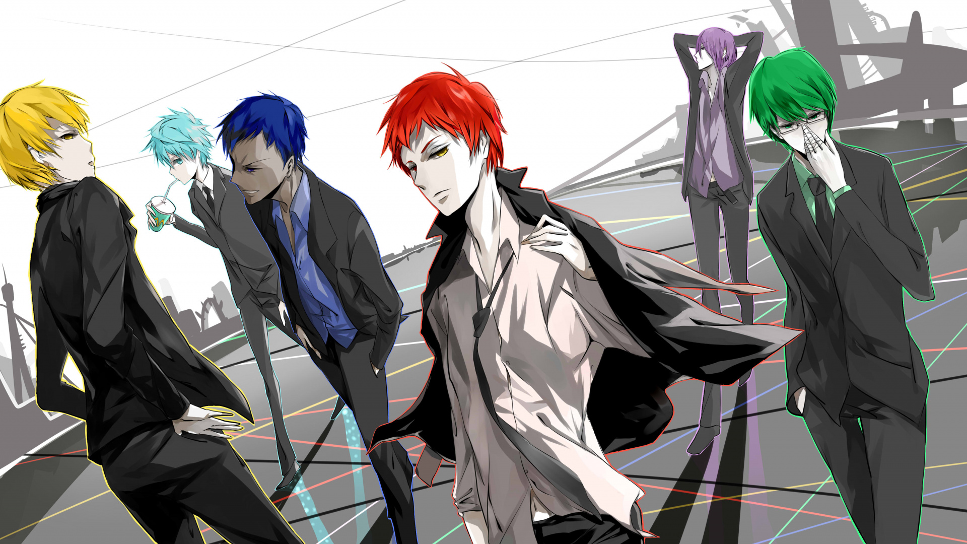 Personnages D'anime Masculins et Féminins. Wallpaper in 1920x1080 Resolution