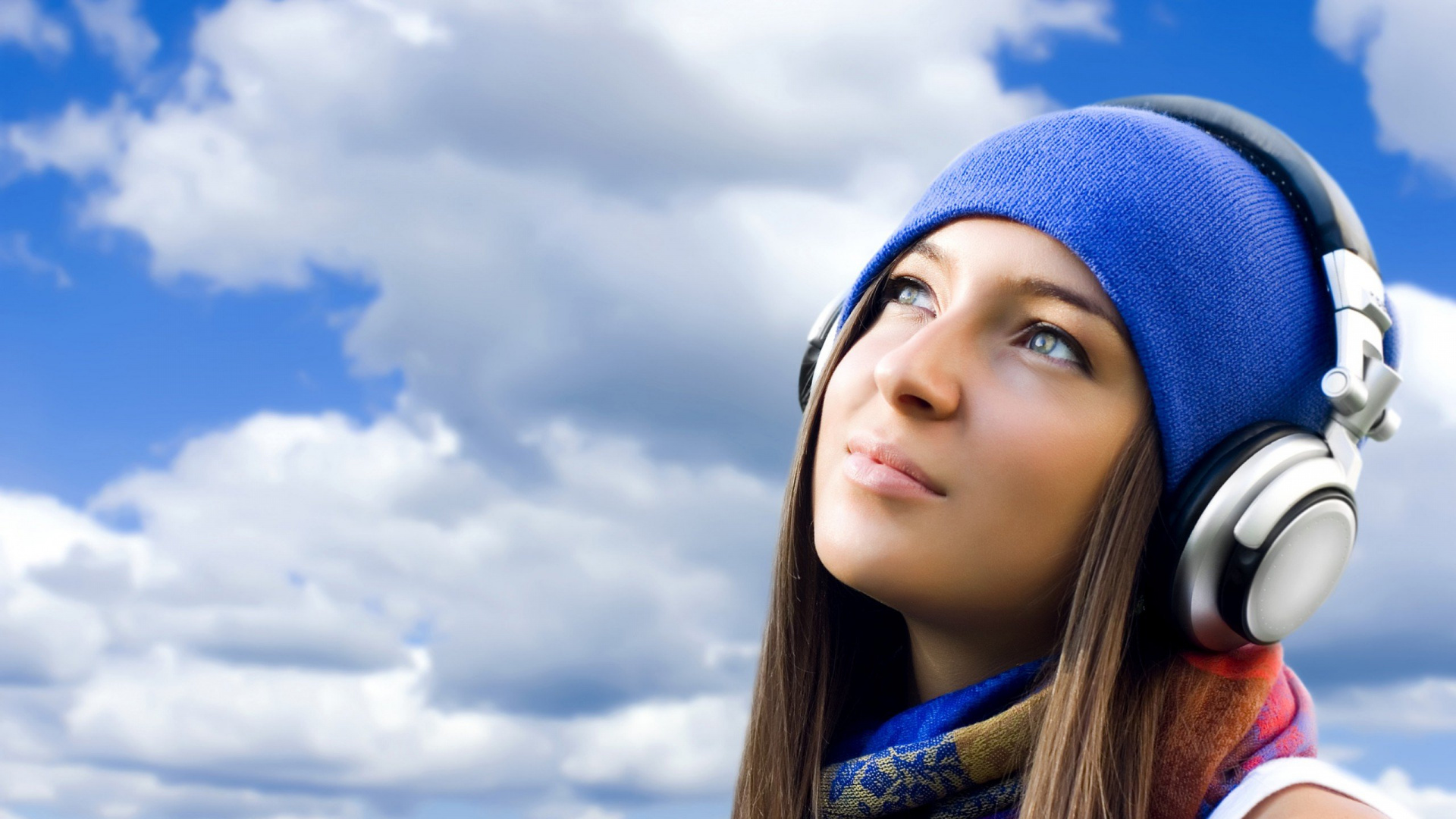 音频设备, 麦克风, 天空, Dj, 跳舞 壁纸 1920x1080 允许