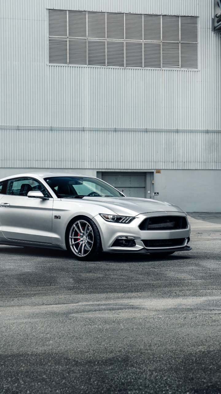 Weiße Limousine in Der Nähe Des Weißen Gebäudes Geparkt. Wallpaper in 720x1280 Resolution