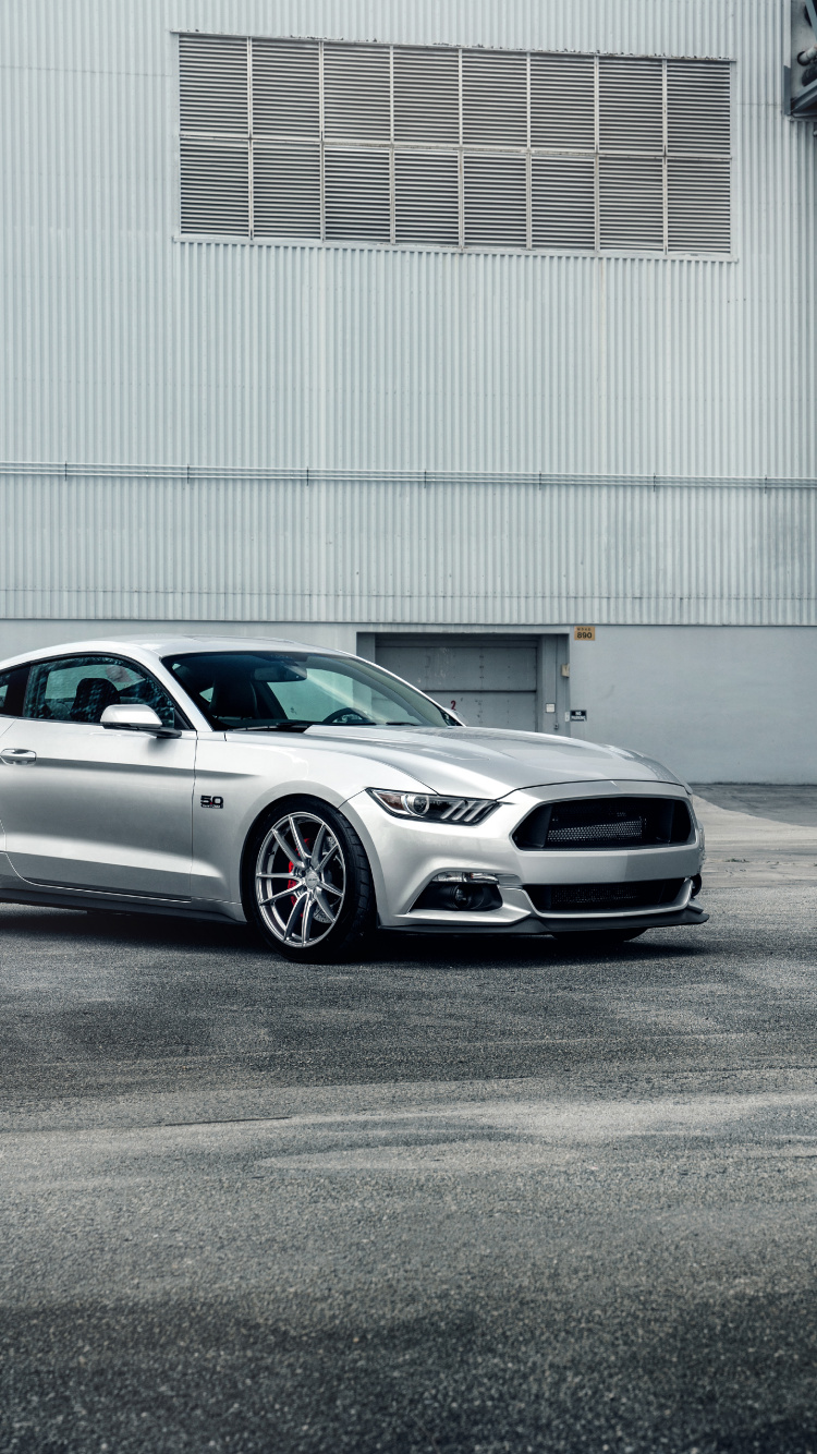 Weiße Limousine in Der Nähe Des Weißen Gebäudes Geparkt. Wallpaper in 750x1334 Resolution