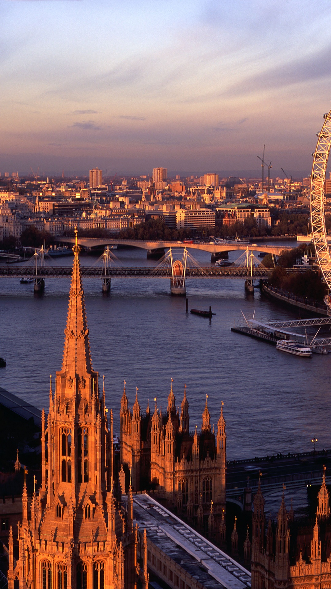 London Eye Under Blue Sky During Daytime. Wallpaper in 1080x1920 Resolution