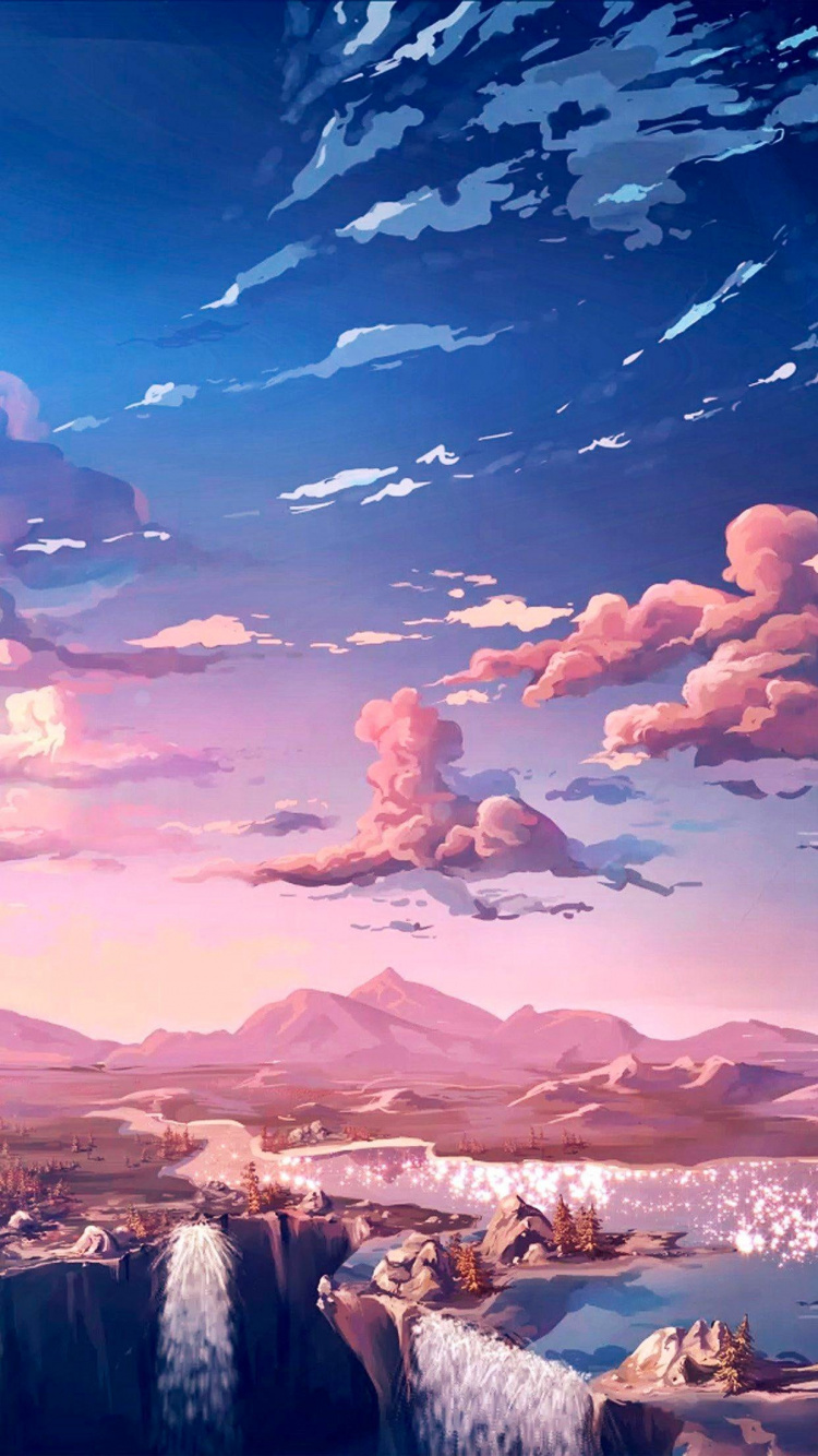 L'anime, Nature, Atmosphère, Cumulus, Art. Wallpaper in 750x1334 Resolution