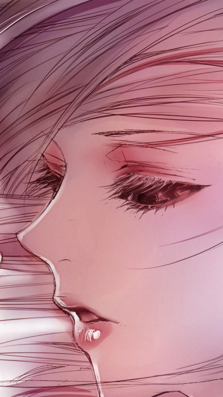 Brown Haired Woman Anime Character. Wallpaper in 720x1280 Resolution