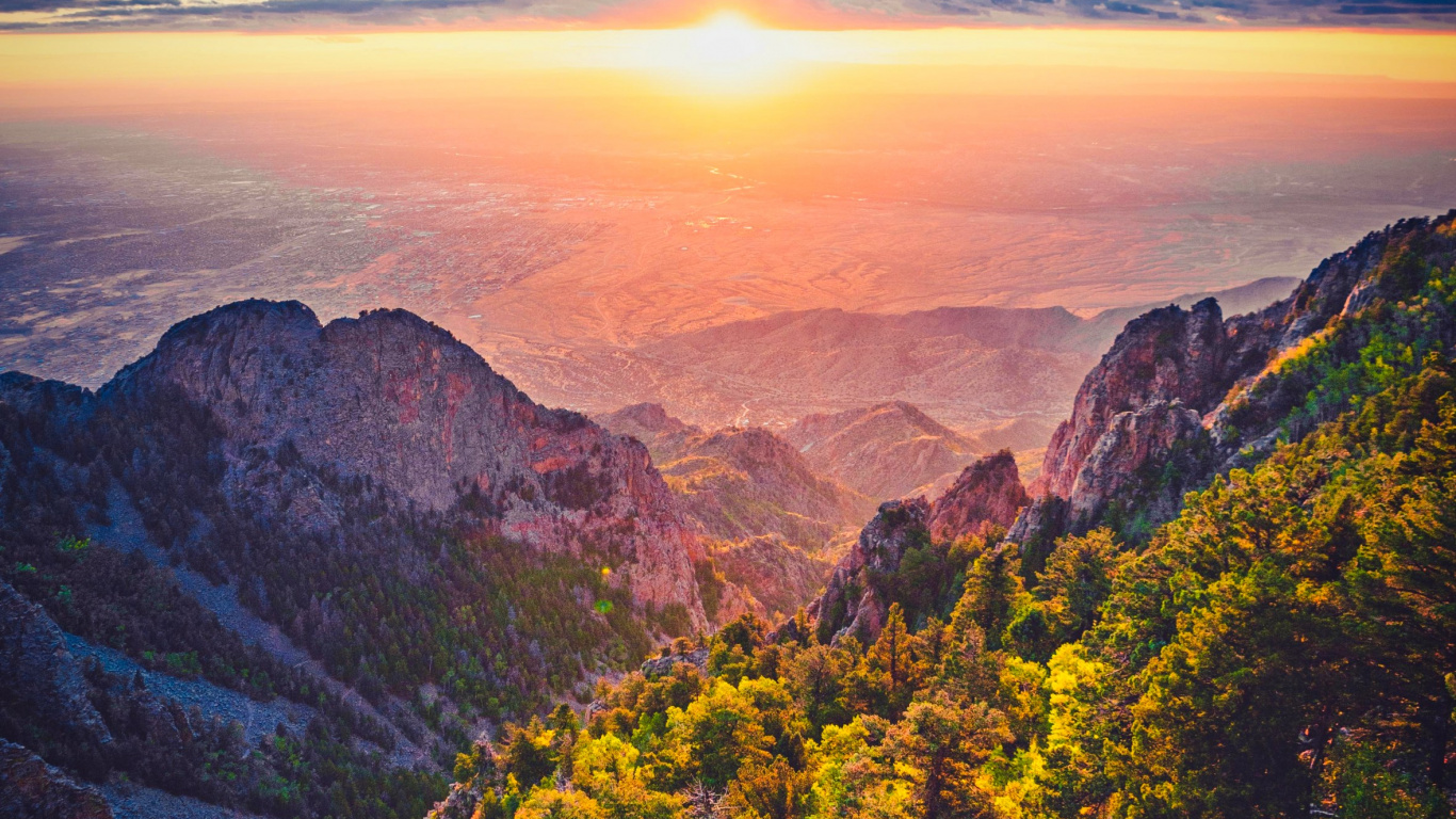 Rocky Mountain, Rocky Mountains, Cadillac-Berg, Natur, Bergkette. Wallpaper in 1366x768 Resolution