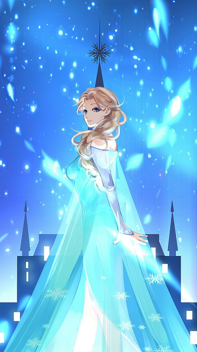 Elsa, Digital Art, Artist, Art, World. Wallpaper in 750x1334 Resolution