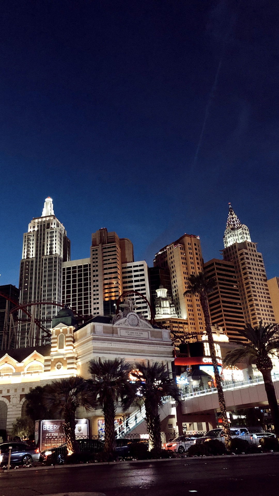 Las Vegas, Usa, New York-new York Hotel Casino, Metropolis, City. Wallpaper in 1080x1920 Resolution