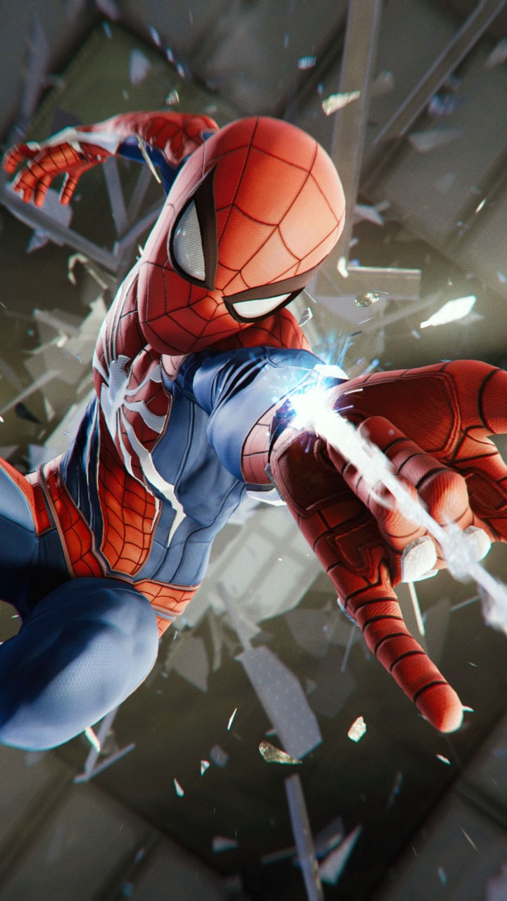 Spider-man, Insomniac Games, Figura de Acción, Espacio, Superhéroe. Wallpaper in 720x1280 Resolution