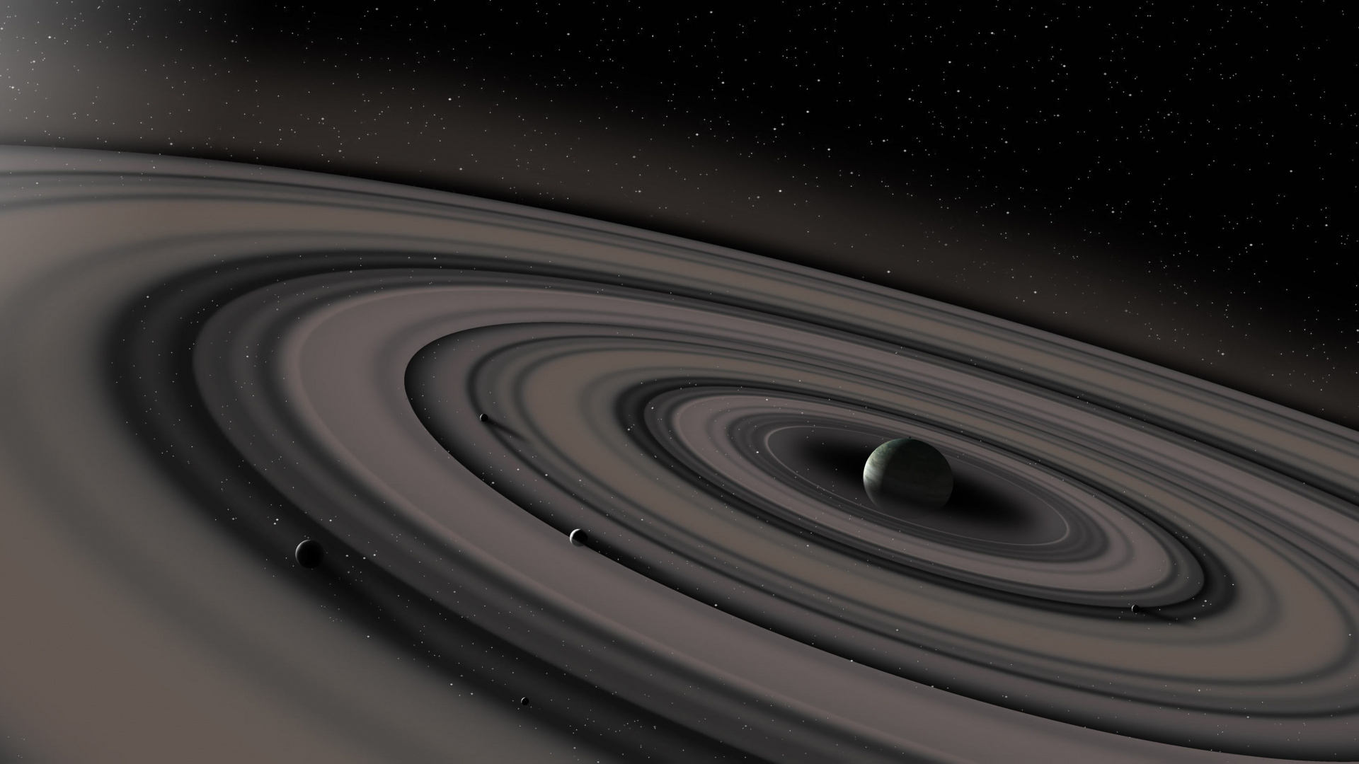 这个星球, 太阳系外行星, 土星, 天文学, 圆圈 壁纸 1920x1080 允许