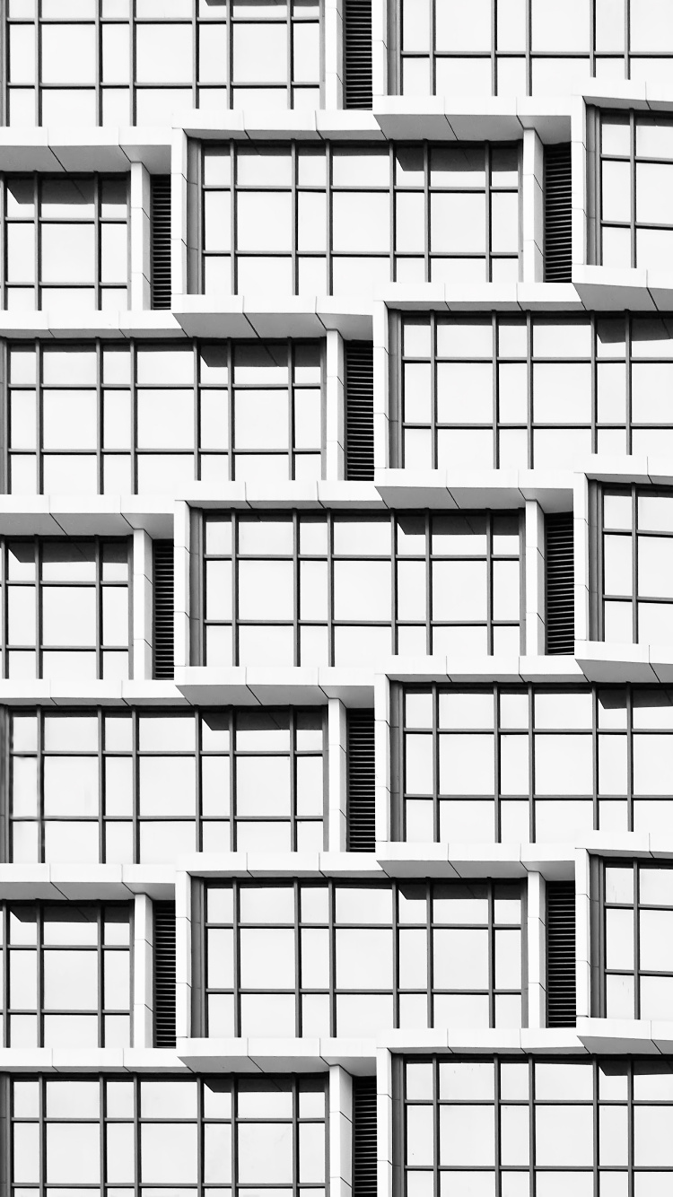 Weißes Betongebäude Tagsüber. Wallpaper in 750x1334 Resolution