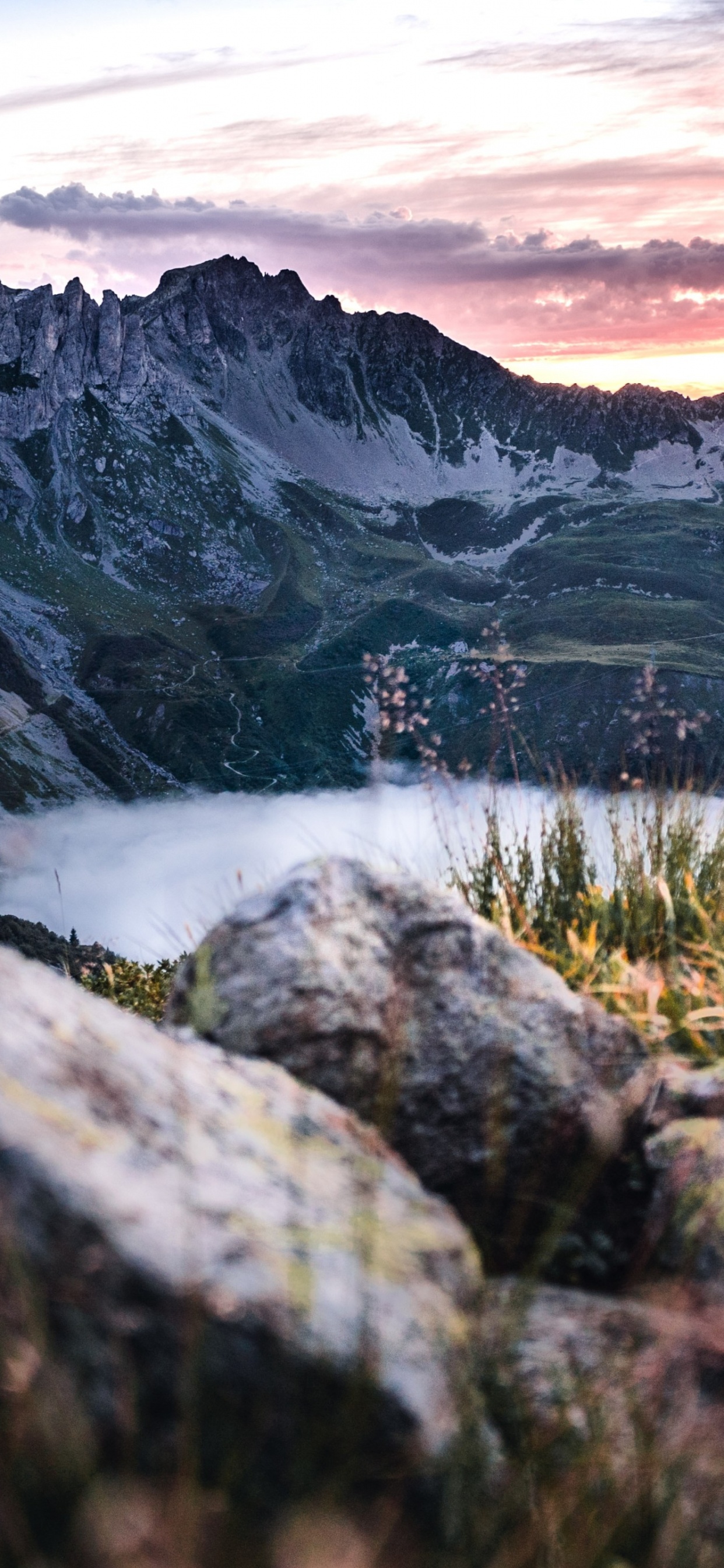Cloud, Plant, Mountain, Natural Landscape, Highland. Wallpaper in 1242x2688 Resolution