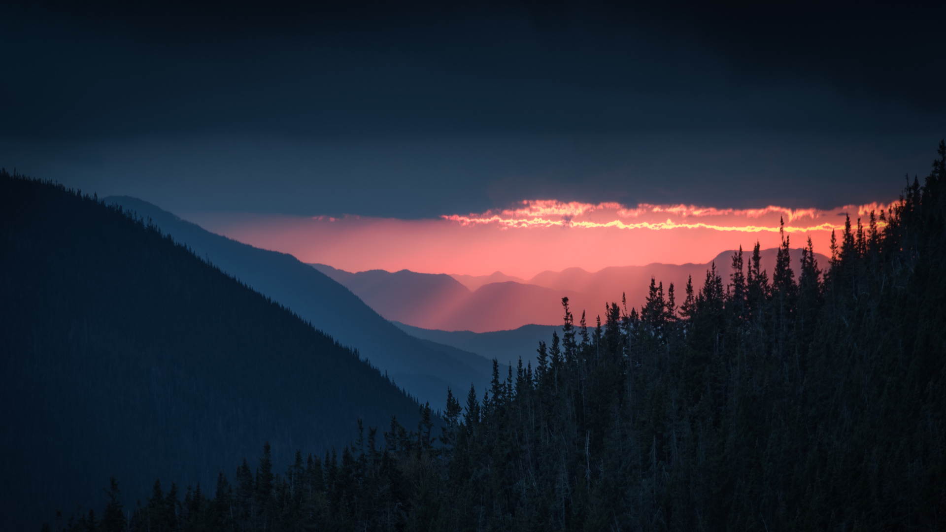 Nature, Mountain, Mountainous Landforms, Cloud, Blue. Wallpaper in 1920x1080 Resolution