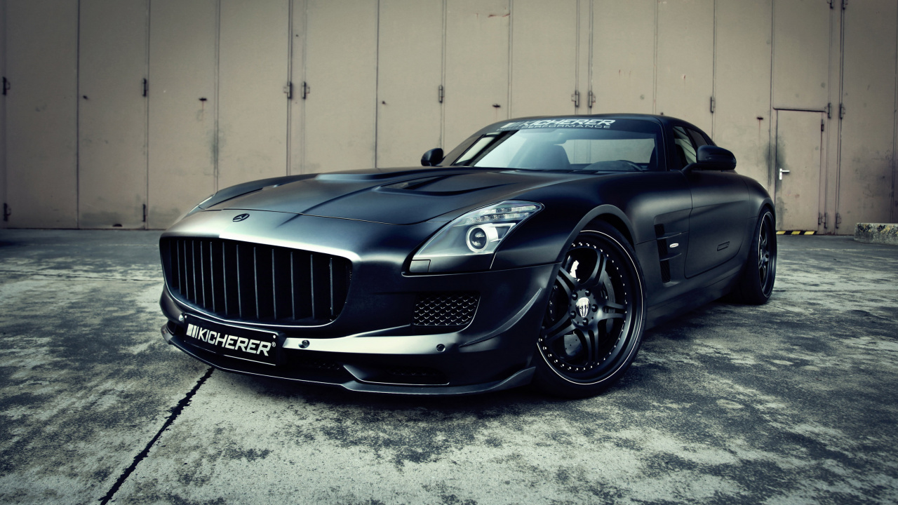 Schwarzes Bmw m 3 Coupe in Der Nähe Der Weißen Wand Geparkt. Wallpaper in 1280x720 Resolution