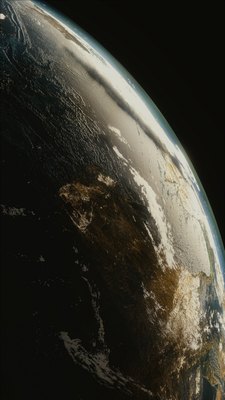 Braune Und Schwarze Abstrakte Malerei. Wallpaper in 720x1280 Resolution