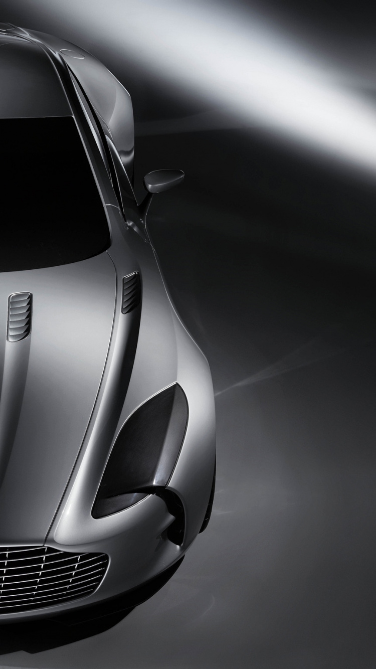 Black Lamborghini Aventador in a Dark Room. Wallpaper in 750x1334 Resolution