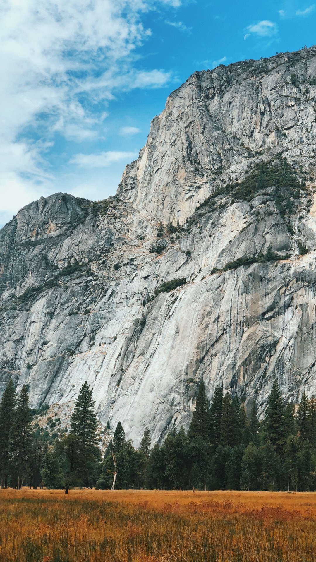 Yosemite National Park, Bergigen Landschaftsformen, Naturlandschaft, Hochland, Aufschluss. Wallpaper in 1080x1920 Resolution