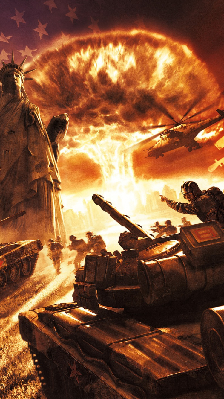 Guerra Mundial, Tercera Guerra Mundial, Estados Unidos, la Guerra Nuclear, Segunda Guerra Mundial. Wallpaper in 750x1334 Resolution