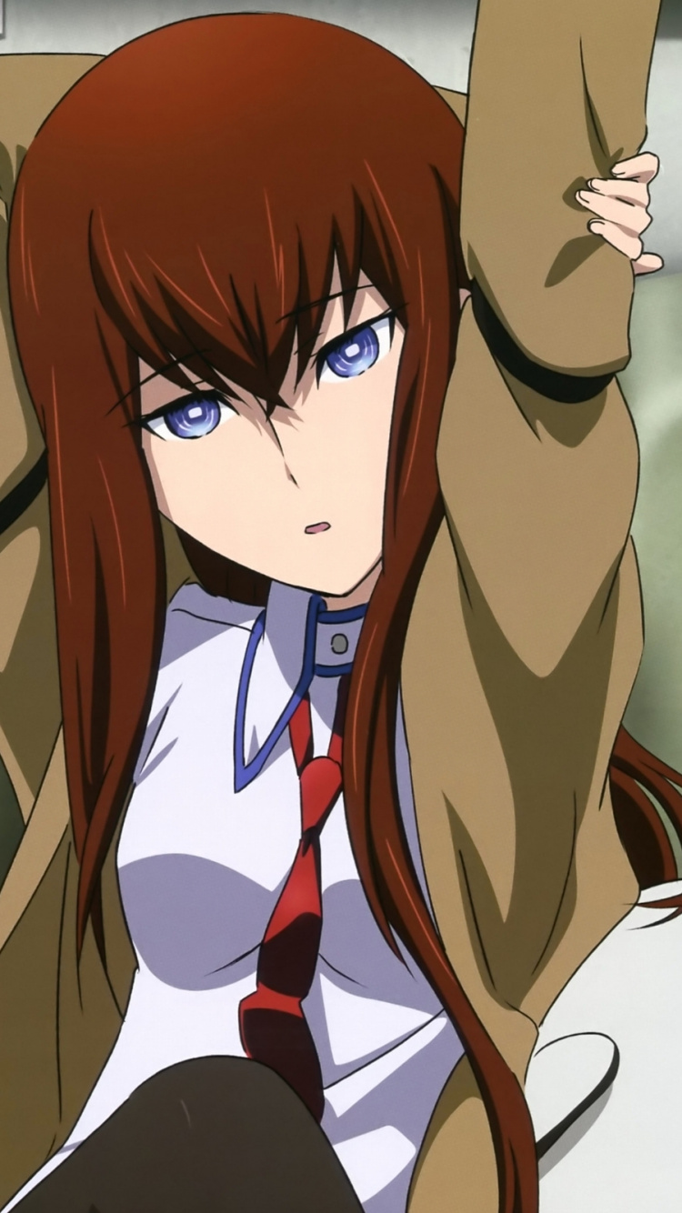 Brown Haired Female Anime Character. Wallpaper in 750x1334 Resolution