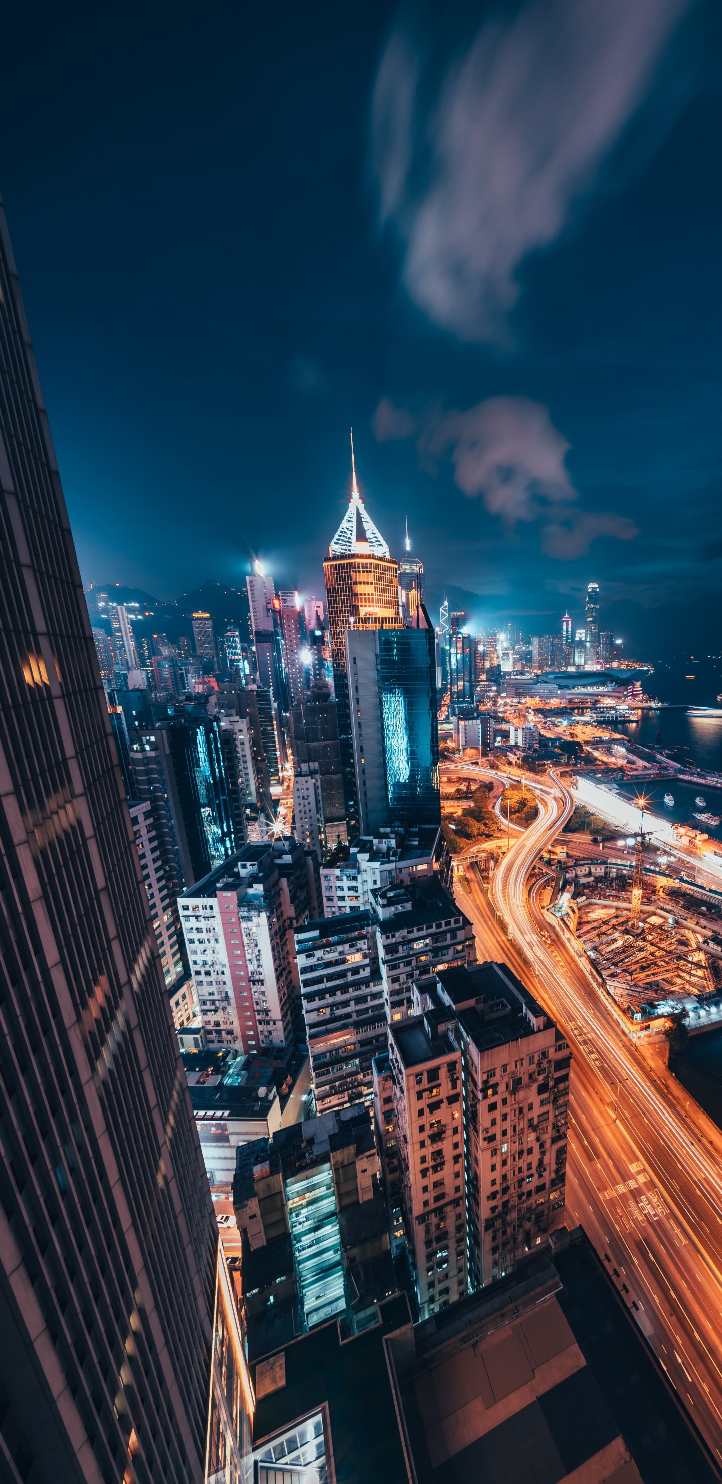 建筑, 光, 塔块, 公寓 壁纸 1440x2960 允许