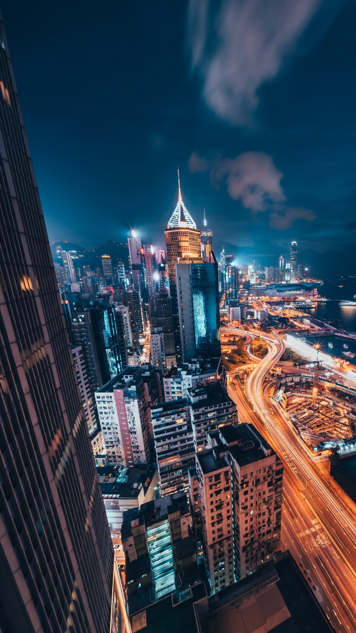 建筑, 光, 塔块, 公寓 壁纸 720x1280 允许