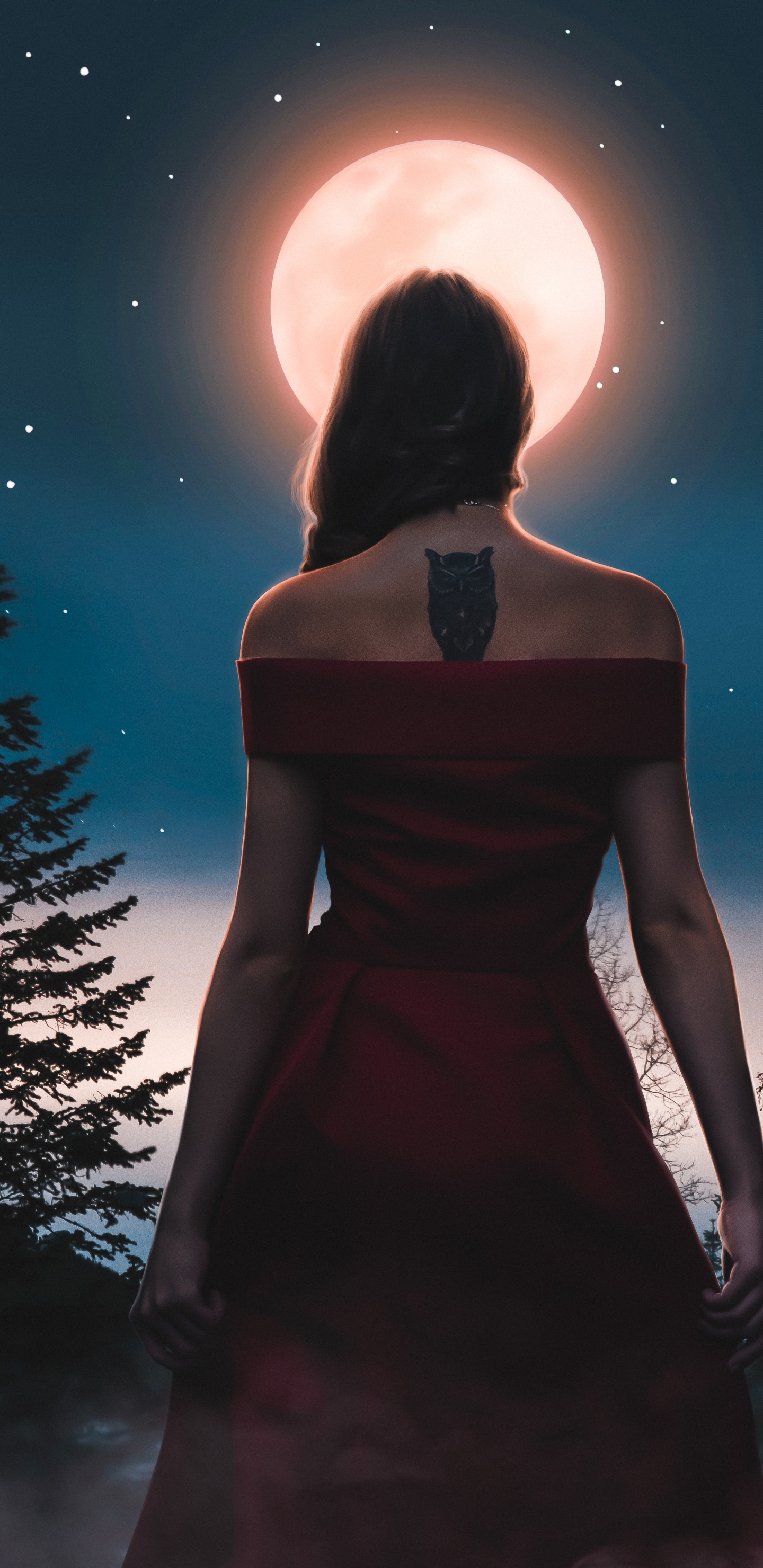 Personnalité, Dessin, Atmosphère, Lumière, Éclairage. Wallpaper in 1440x2960 Resolution