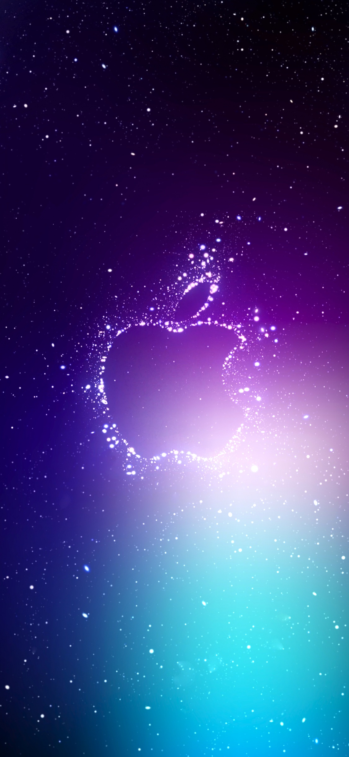 Apple, Atmosphère, Espace, L'astronomie, Purple. Wallpaper in 1125x2436 Resolution