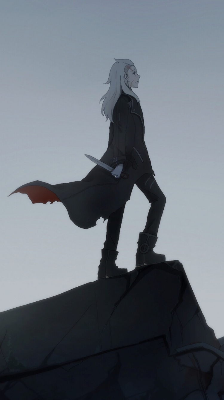 Statue de Femme en Robe Noire. Wallpaper in 750x1334 Resolution