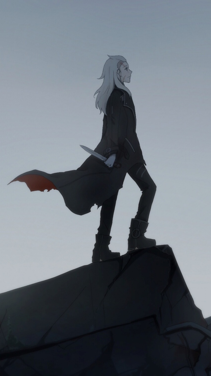 Frau im Schwarzen Kleid Statue. Wallpaper in 720x1280 Resolution