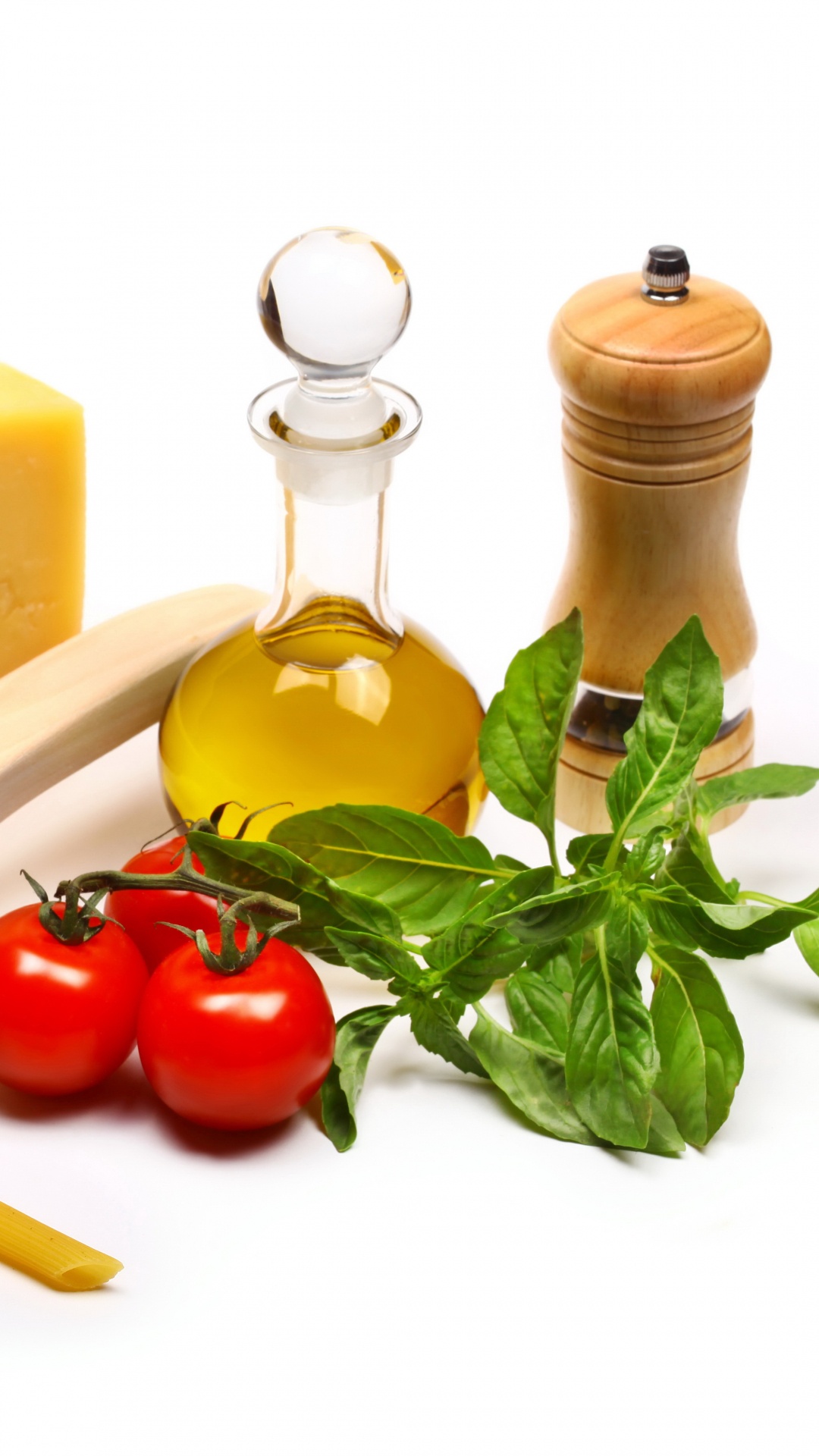 Sliced Cheese and Green Vegetable on White Ceramic Plate. Wallpaper in 1080x1920 Resolution