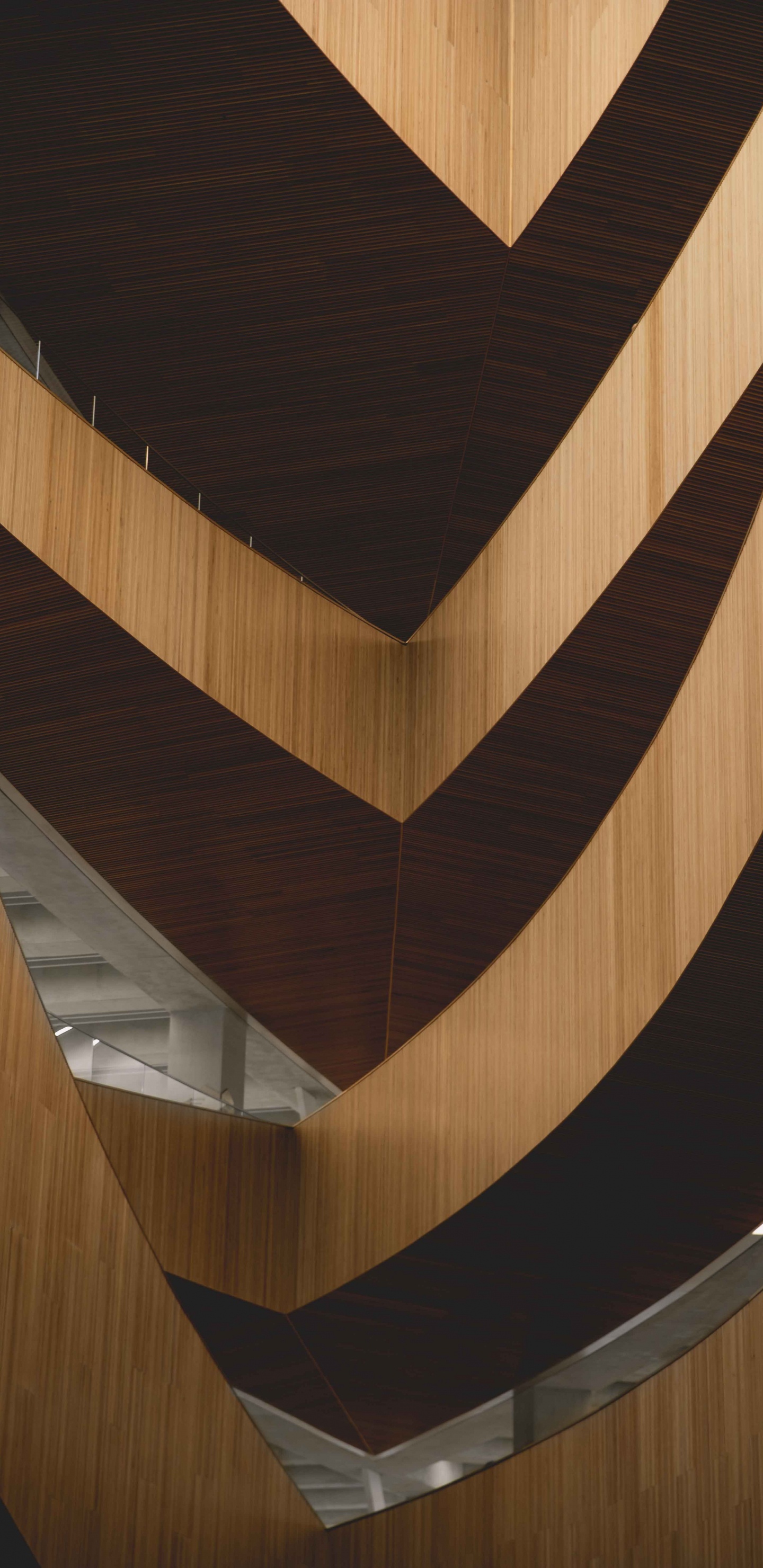 Mur en Bois Marron et Blanc. Wallpaper in 1440x2960 Resolution