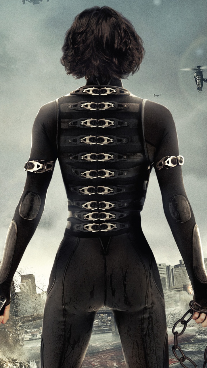 Mujer en Traje Negro Sosteniendo un Palo Con Fuego. Wallpaper in 720x1280 Resolution