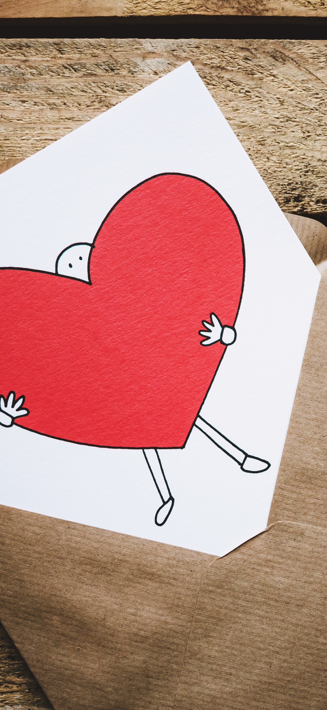 情书, 浪漫, 心脏, 红色的, 爱情 壁纸 1125x2436 允许