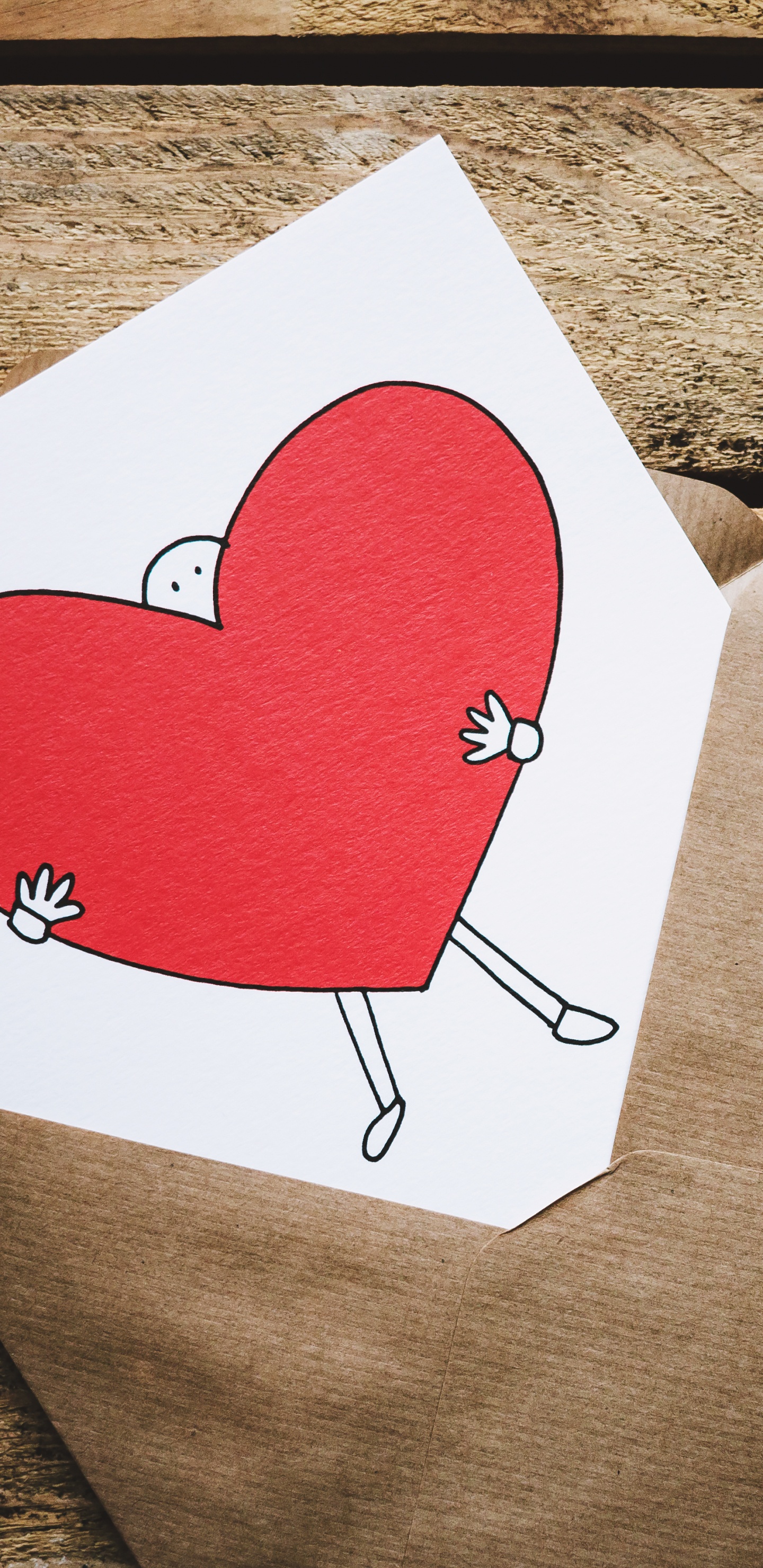 情书, 浪漫, 心脏, 红色的, 爱情 壁纸 1440x2960 允许