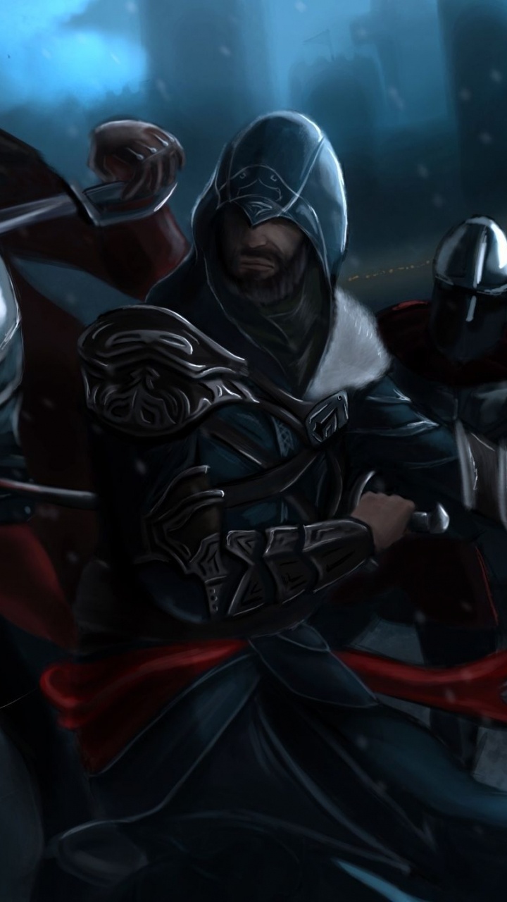 Assassins Creed Revelations, Assassins Creed, Assassins Creed la Hermandad, Ezio Auditore, Masyaf. Wallpaper in 720x1280 Resolution