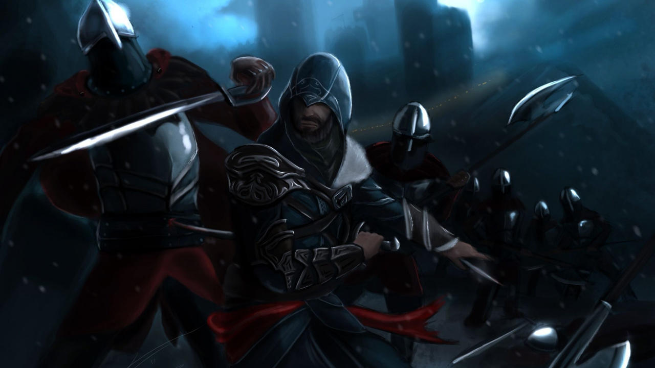 Assassins Creed Revelations, Assassins Creed, Assassins Creed Brotherhood, Ezio Auditore, Masyaf. Wallpaper in 1280x720 Resolution