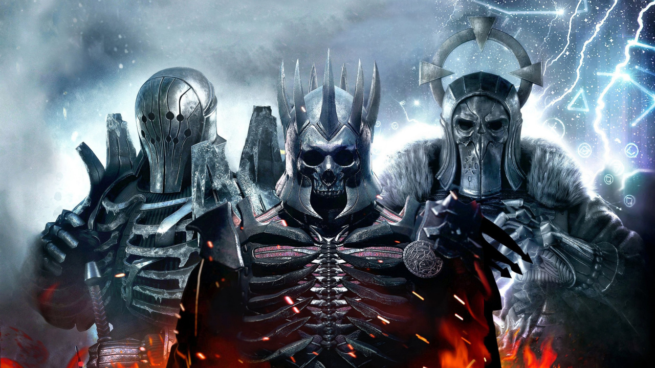 Schwarze Und Graue Monsterillustration. Wallpaper in 1280x720 Resolution