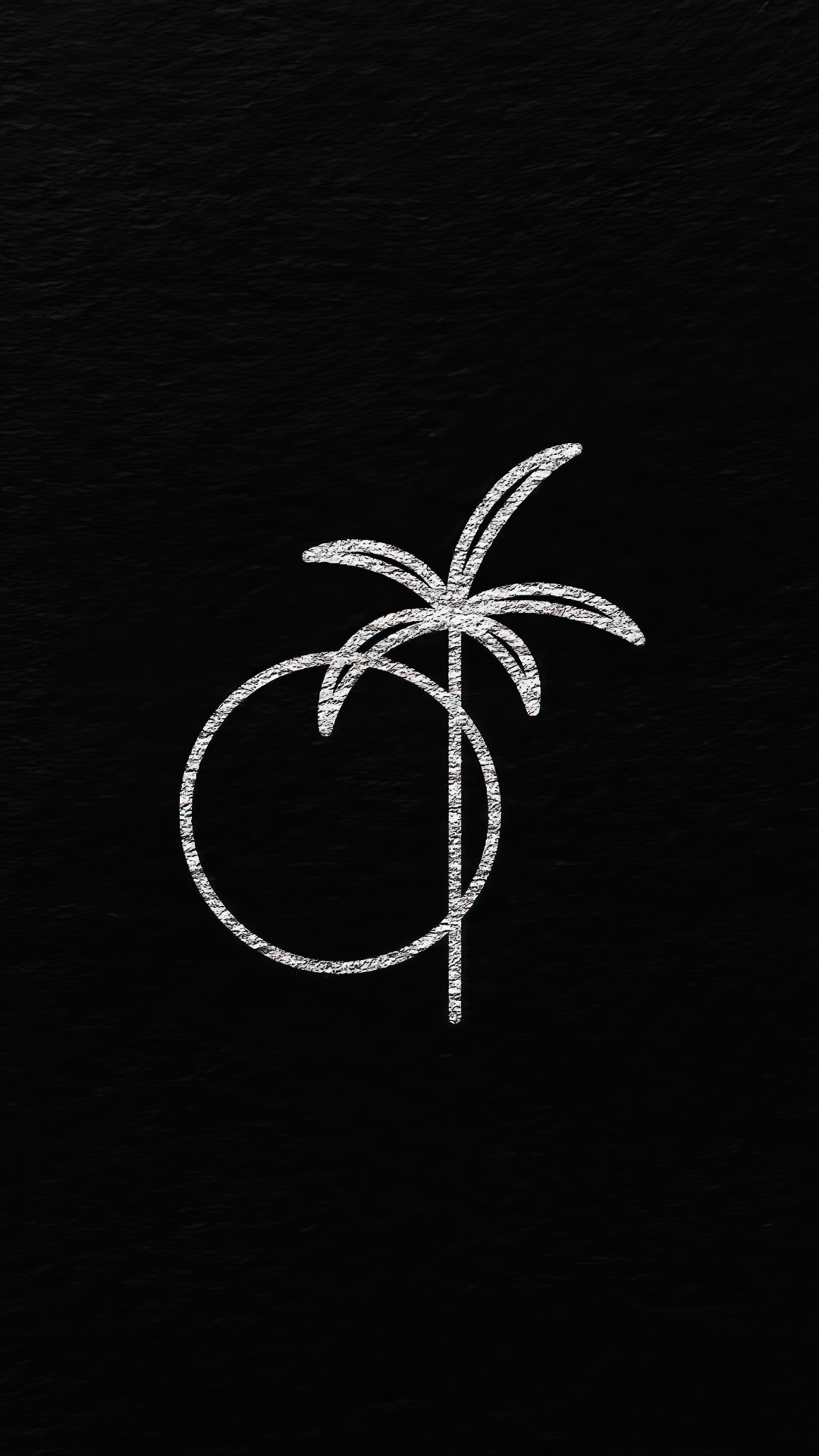 Noir et Blanc, Plante Terrestre, Cercle, Obscurité, Logo. Wallpaper in 1080x1920 Resolution