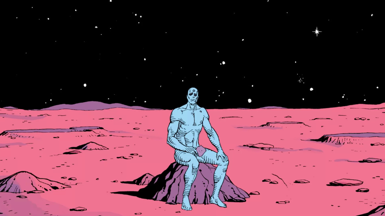 Gardiens dr Manhattan Mars, Docteur Manhattan, Gardiens 1986-5, Gardiens 1986-1, Gardiens dr Manhattan. Wallpaper in 1280x720 Resolution