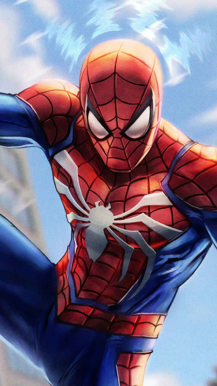 Spider Man 3 d Illustration. Wallpaper in 720x1280 Resolution