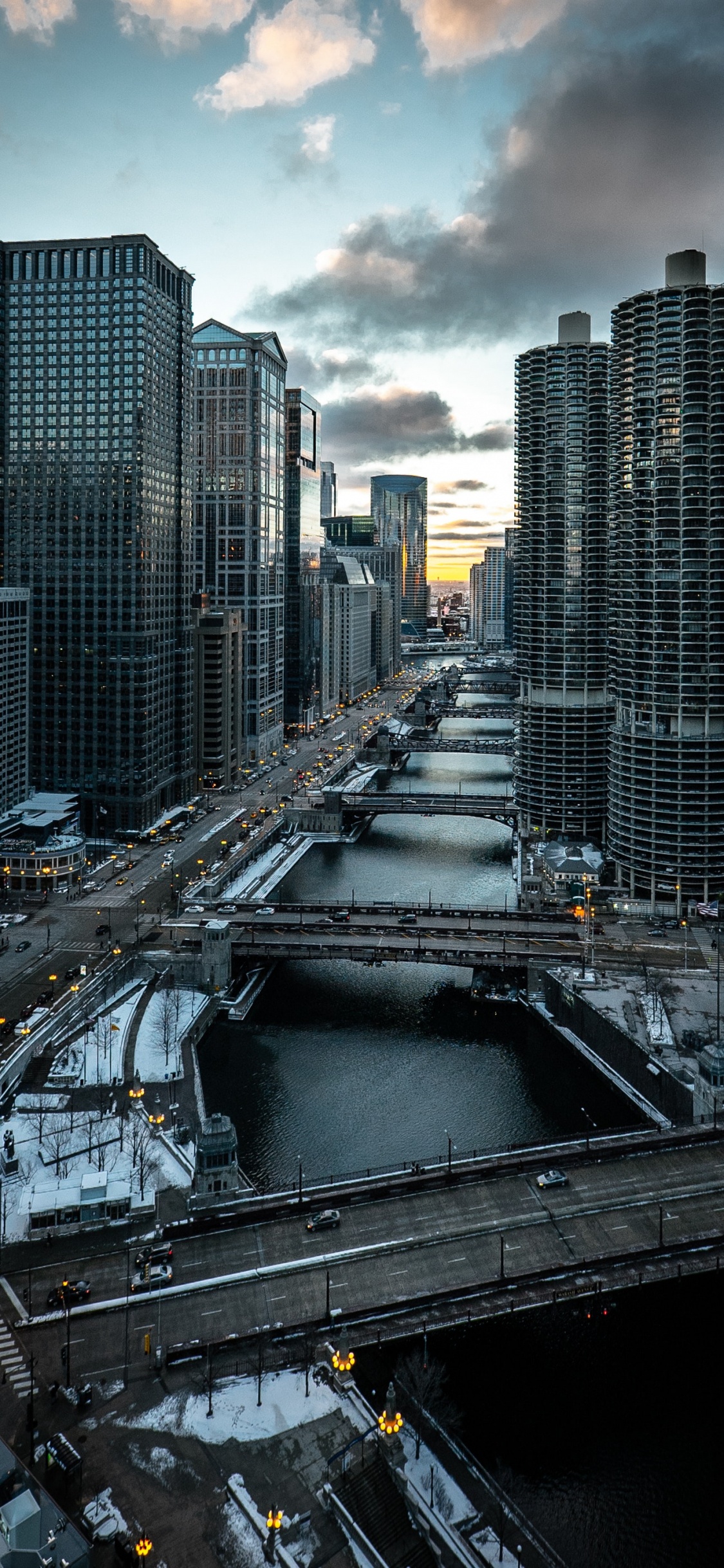 大都会, 城市景观, 城市, 人类住区, 建筑 壁纸 1125x2436 允许