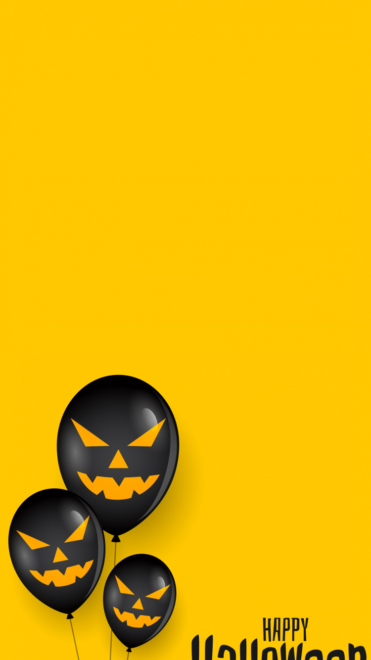 Graphique, Graphiques Vectoriels, Fantôme, Jaune, Ambre. Wallpaper in 750x1334 Resolution