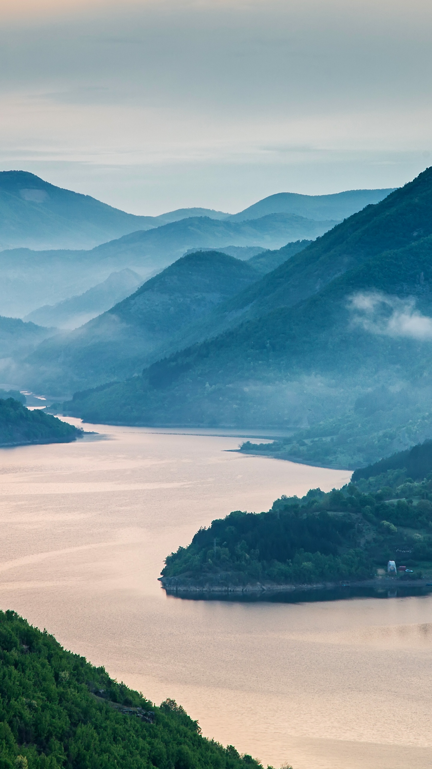 Dell Inspiron, Dell, Cloud, Water, Mountain. Wallpaper in 1440x2560 Resolution