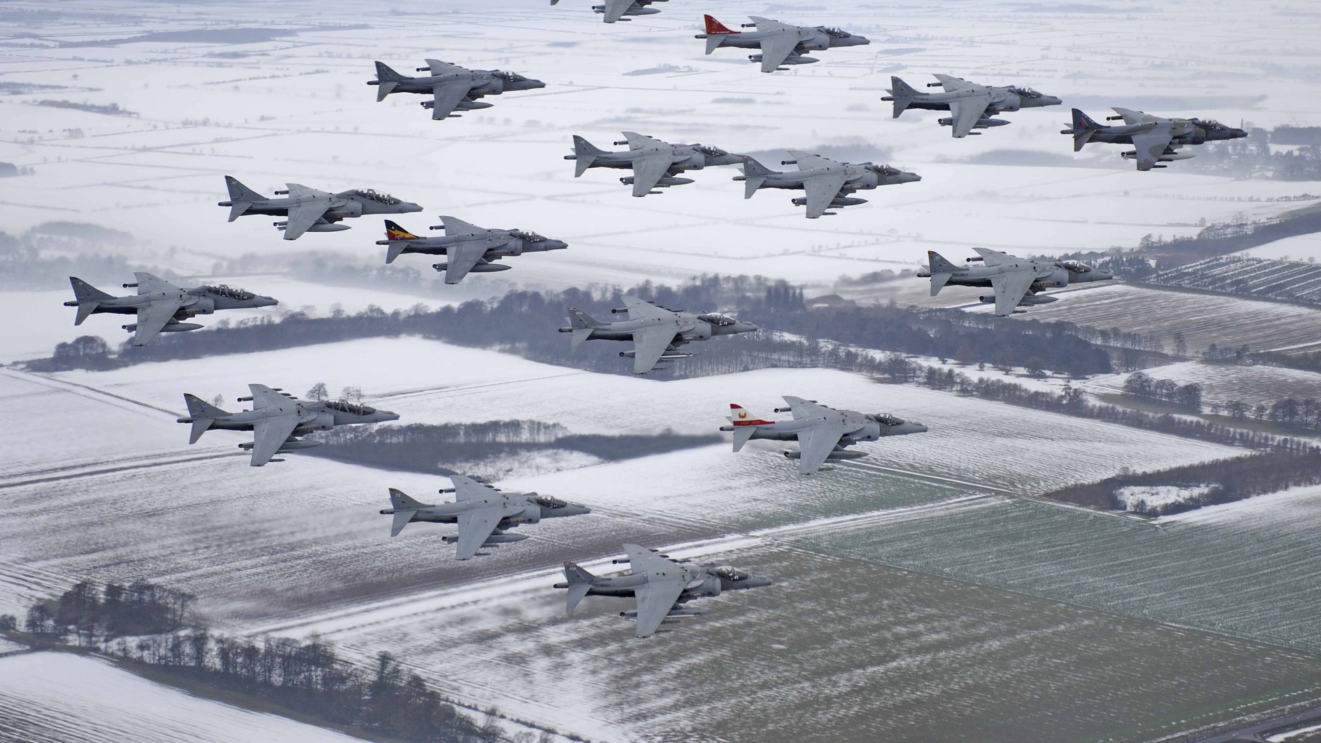 White and Red Jet Plane on Snow Covered Ground During Daytime. Wallpaper in 1920x1080 Resolution