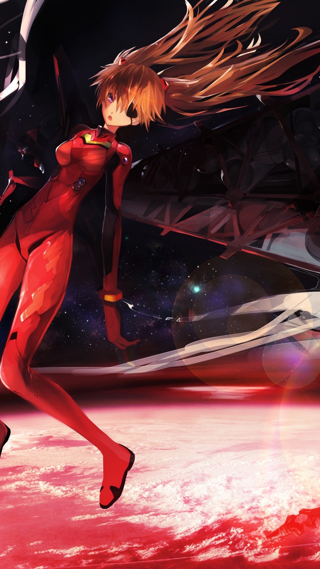 Asuka Langley Soryu, Rei Ayanami, L'anime, Corps Humain, Divertissement. Wallpaper in 1080x1920 Resolution