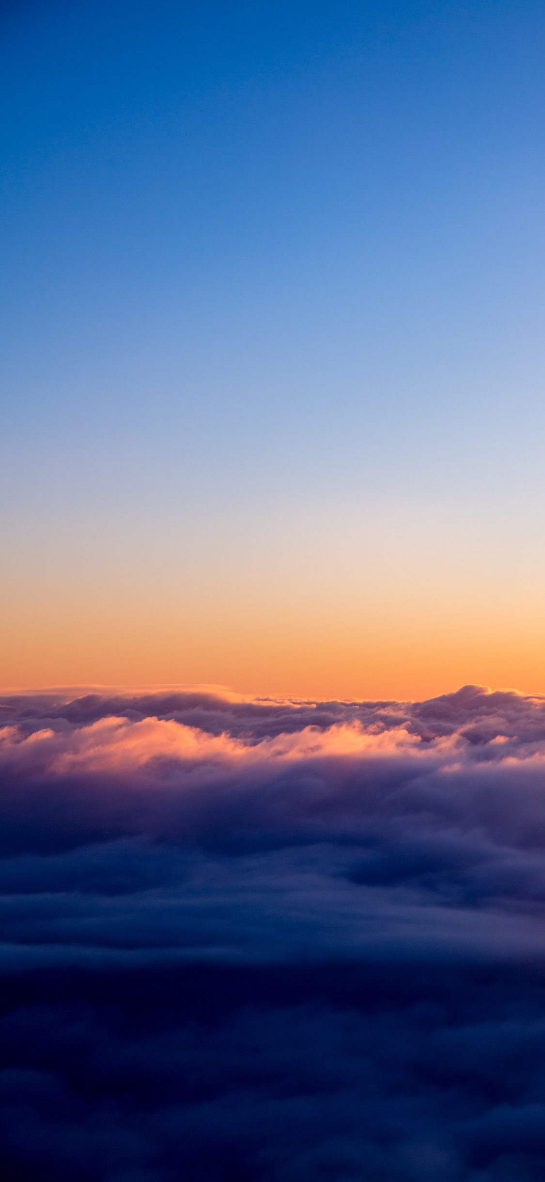 Cloud, Atmosphäre, Afterglow, Naturlandschaft, Sonnenaufgang. Wallpaper in 1125x2436 Resolution