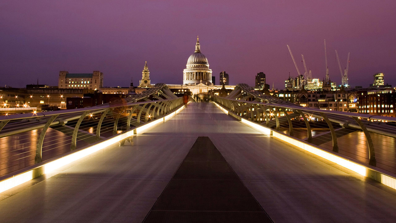 Time Lapse Photography of City Lights During Night Time. Wallpaper in 1280x720 Resolution