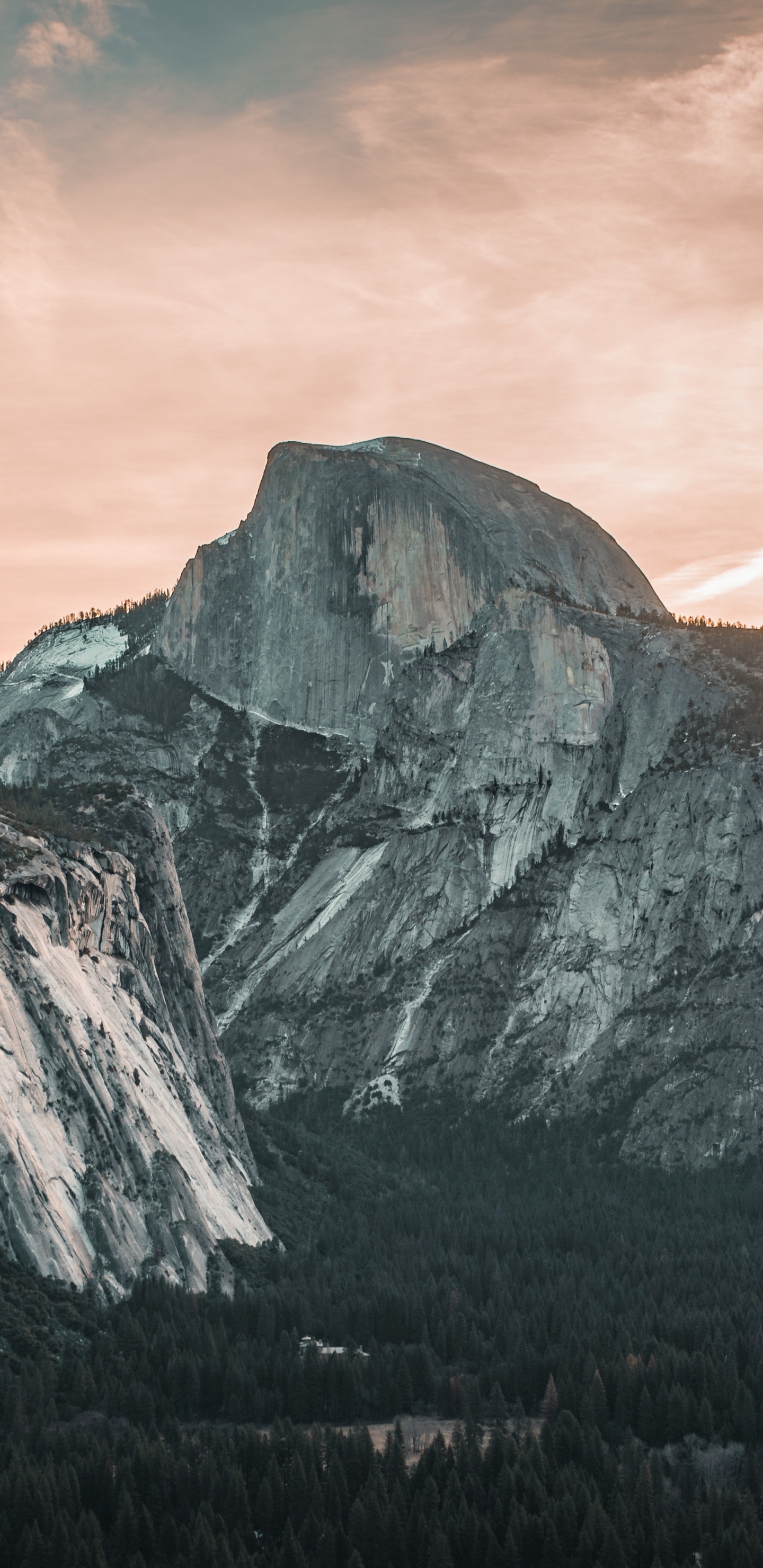 Yosemite Valley, Half Dome, Glacier Point, Nationalpark, Park. Wallpaper in 1440x2960 Resolution