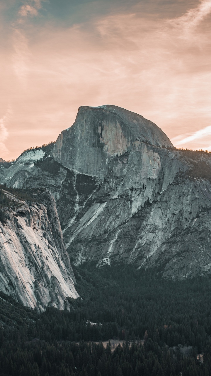 Yosemite Valley, Half Dome, Glacier Point, Nationalpark, Park. Wallpaper in 720x1280 Resolution