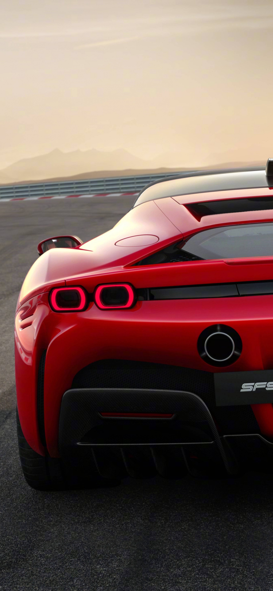 法拉利SF90 Stradale, Laferrari, Ferrari, 法拉利, 超级跑车 壁纸 1125x2436 允许