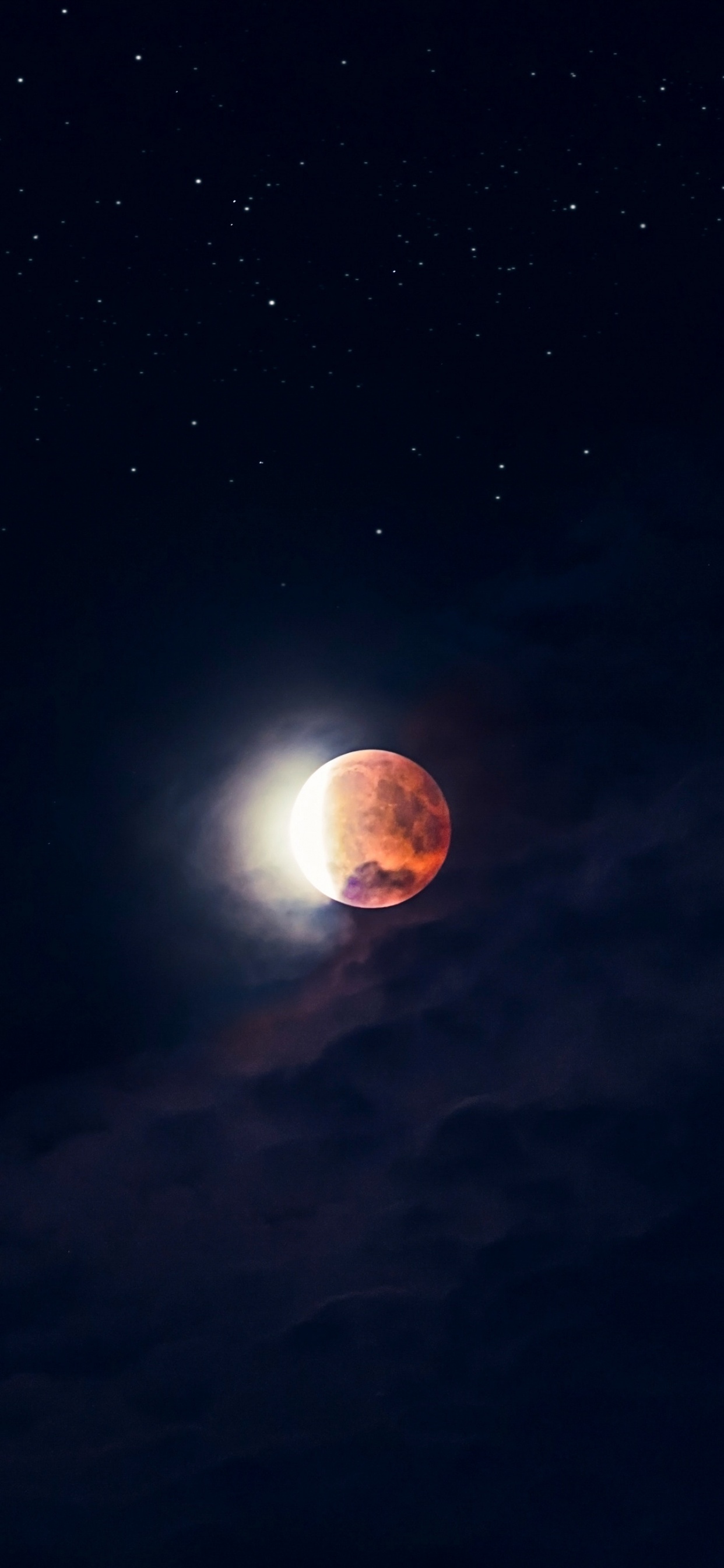 Full Moon in The Sky. Wallpaper in 1242x2688 Resolution