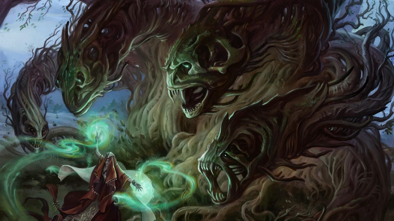 魔术师, 幻想, 艺术, 怪物, 创造性的艺术 壁纸 1280x720 允许